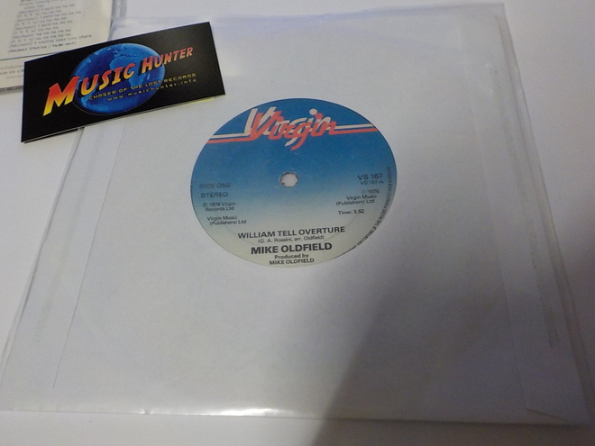 MIKE OLDFIELD - WILLIAM TELL OVERTURE EX+ 7'' SINGLE