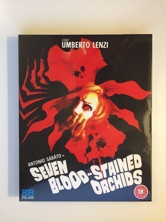  Seven Blood-Stained Orchids (Blu-ray) Slipcase (1972) UUSI