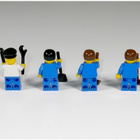 Vintage LEGO City: Työmiesminihahmo- ja varustekokoelma - pikkukuva 2