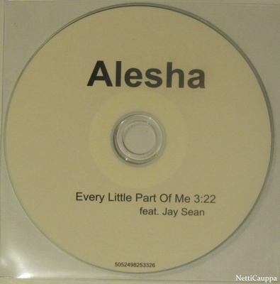 Alesha • Every Little Part Of Me PROMO CDr-Single