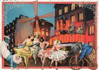 Pariisi Moulin Rouge (Tausendschön-kortti)