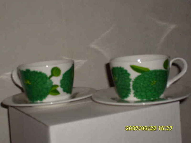 PRIMAVERA ARABIA IITTALA MARIMEKKO VIHREÄT KUPIT JA LAUTASET