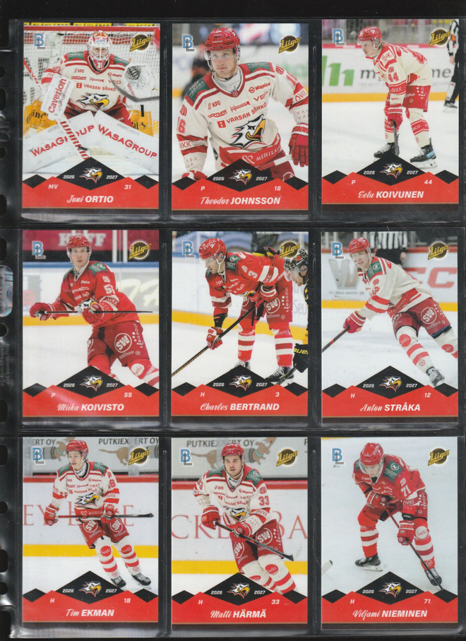 sport peruskortit+peruserkkarit Team Setti Blueline 26-27