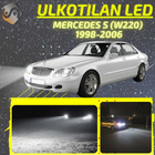 S (W220) 1998-2006 Ulkoiset LED -valot - pikkukuva 1