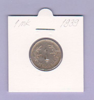 1 mk v.1939 KM#30