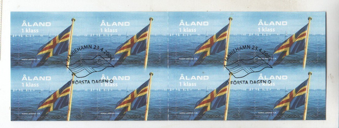 Åland 2004 lippuja vihko epl.