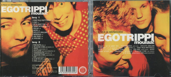 EGOTRIPPI . 2CD-LEVYÄ . MOULAA , B-PUOLIA JA HARVINAISUUKSIA