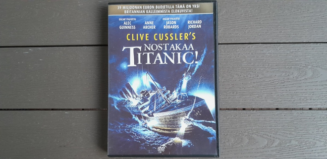 DVD: Nostakaa Titanic! (Jason Robards, Alec Guinness 1980)