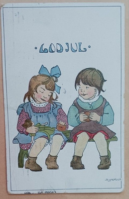 Signe Kock: Lapset toivottavat Joulua, p. 1913
