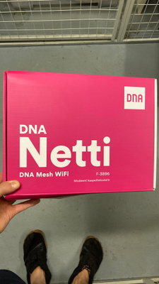 DNA Netti WiFi 6 Mesh / F-3896 -paketti alkuperäisen laatiko
