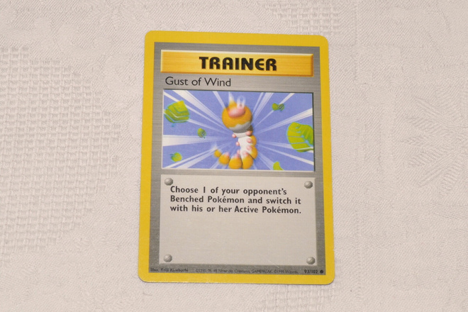 v.1999 TRAINER - Gust of Wind - Pokemon kortti 93/102