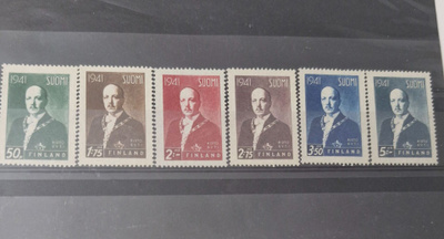 1941 PRESIDENTTI RISTO RYTI SARJA **, LAPE 242-247