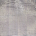 Valkoinen luonnonvaalea pystyraita verhokappa 430x53cm - pikkukuva 3