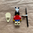 Lego Western Intiaani Soturi ja Kilpi & Seiväs Minifiguuri - pikkukuva 3