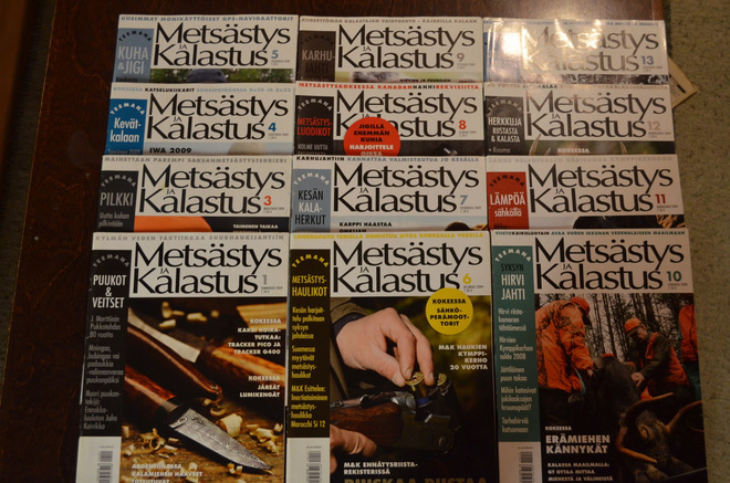 Metsästys ja Kalastus lehden vajaa vuosikerta 2009