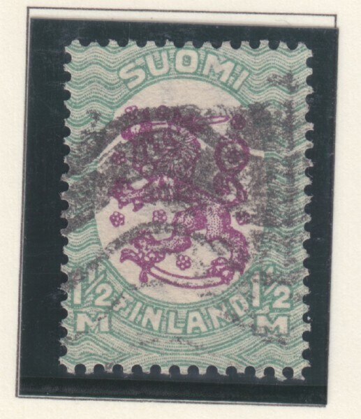 M17 hakaristivesileima  1½ mk B hammaste W2  vesil. LaPe 20€