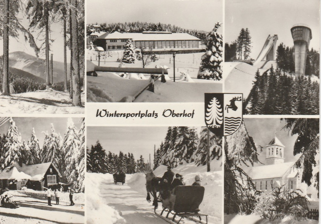 Postikortti, OBERHOF Talviurheilukeskus