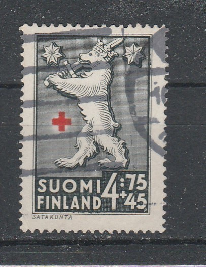 Suomi 1942, PR merkki 4,75mk+45p,  , leimattu