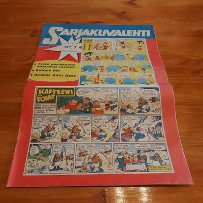 SARJAKUVALEHTI 1958-3 ISO