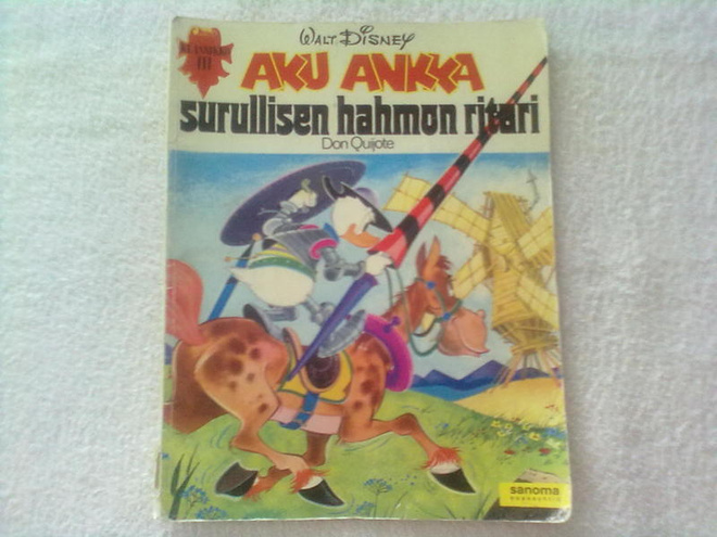 Aku Ankka 1973 Klassikko "Surullisen hahmon ritari"
