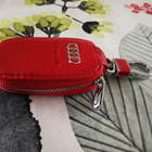 AUDI punainen nahka avaimeperäkotelo - pikkukuva 2