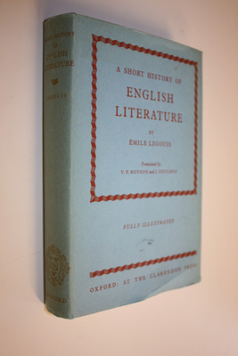 Emile Ym. Legouis : A Short History of English Literature
