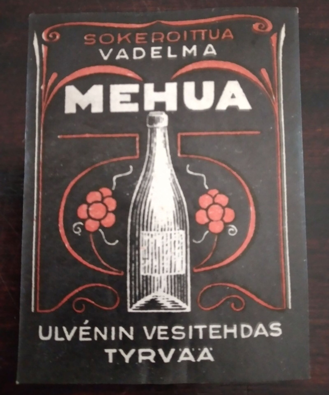 VANHA JUOMAET.- SOKEROITUA VADELMAI MEHUA TYRVÄÄ (K13-S41)