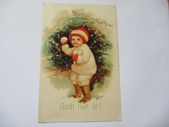 Godt Nytt År - 1912 os Kauniainen
