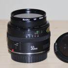 Canon EF 50mm f/1.8 objektiivi ja Kenko UV suodin - pikkukuva 1