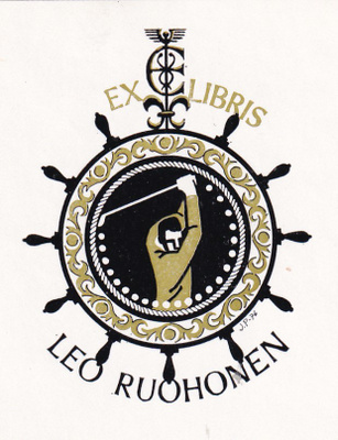 Ex Libris, Leo Ruohonen ,  b686