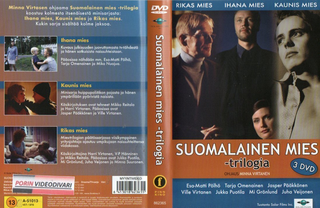 SUOMALAINEN MIES - TRILOGIA	(16 071)	-FI-	DVD	(3)		3 dvd
