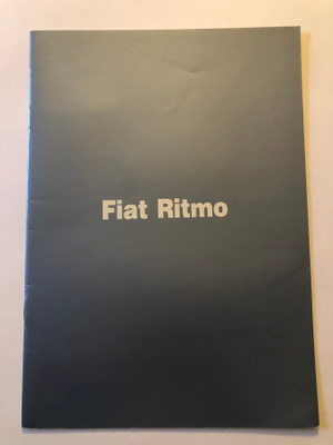 Myyntiesite - Fiat Ritmo - 10/1984