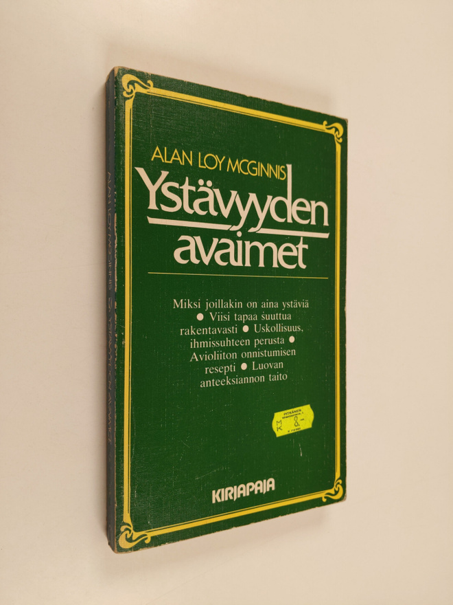 Alan Loy McGinnis : Ystävyyden avaimet