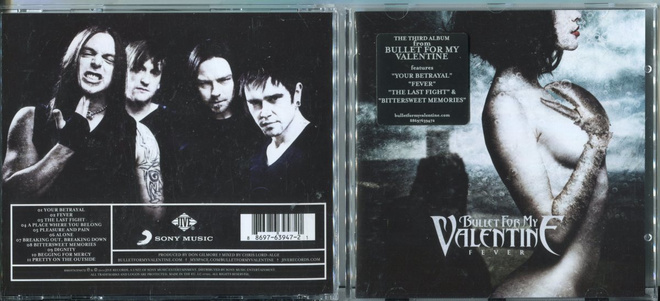 BULLET FOR MY VALENTINE . CD-LEVY . FEVER