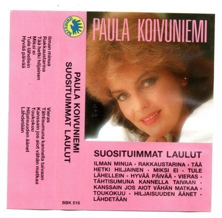 Paula Koivuniemi Suosituimmat laulut c-kasetti