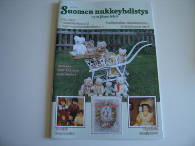 Suomen Nukkeyhdistys ry:n Jäsenlehti 2 / 2008 (paperinukke)