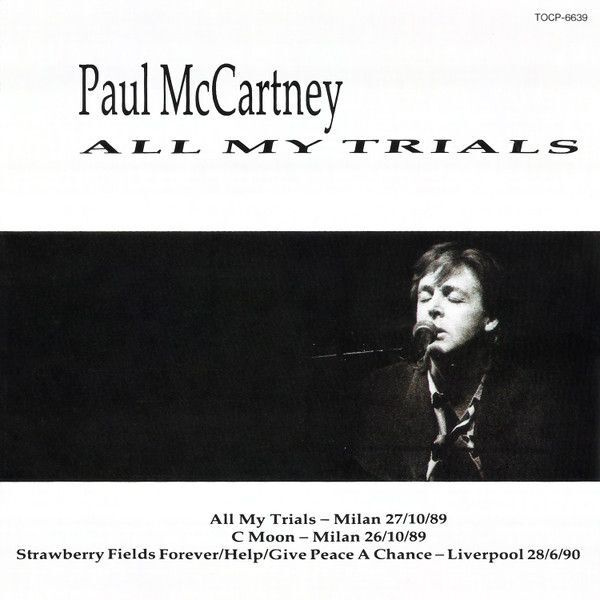 Paul McCartney – All My Trials CD/Single/Japan 1996 / No Obi