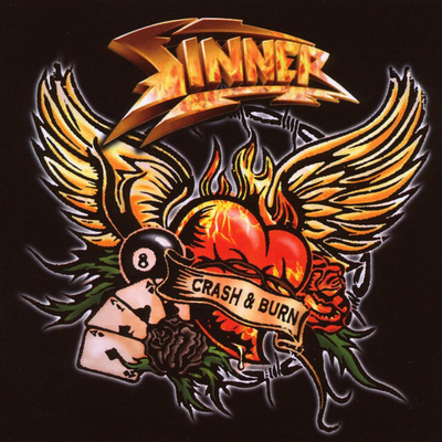 { sinner - crash & burn (melodic metal) }