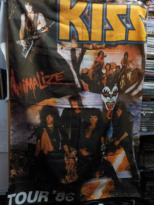 KISS ANIMALIZE TOUR 1986 SEINÄLIPPU
