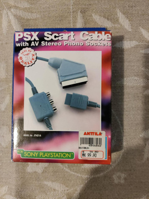 PSC Scart Cable with AV Stereo Phono Sockets / PlayStation