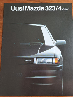 Mazda 323 Sedan -esite, 1989