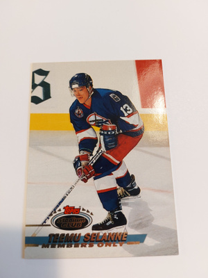 1993 Stadium Club Members Only #NNO Teemu Selänne