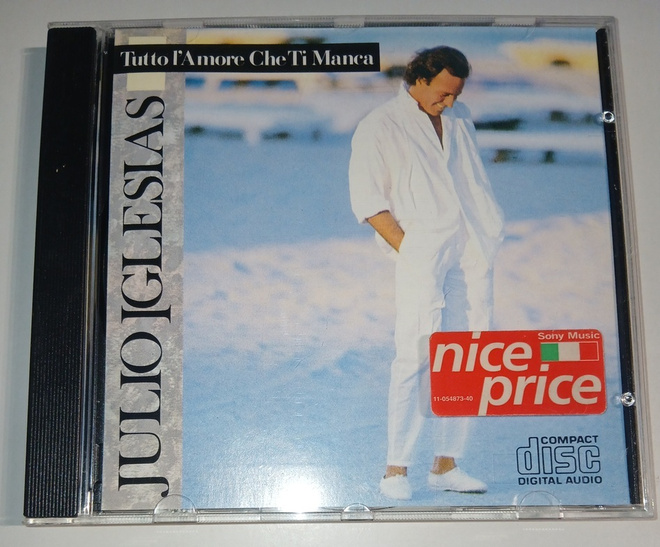 CD Julio Iglesias Tutto L'Amore Che Ti Manca