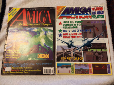 2 kpl Amiga -lehtiä