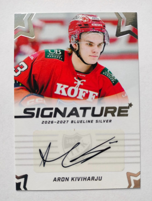 2026-27 Blueline Silver Signature Aron Kiviharju