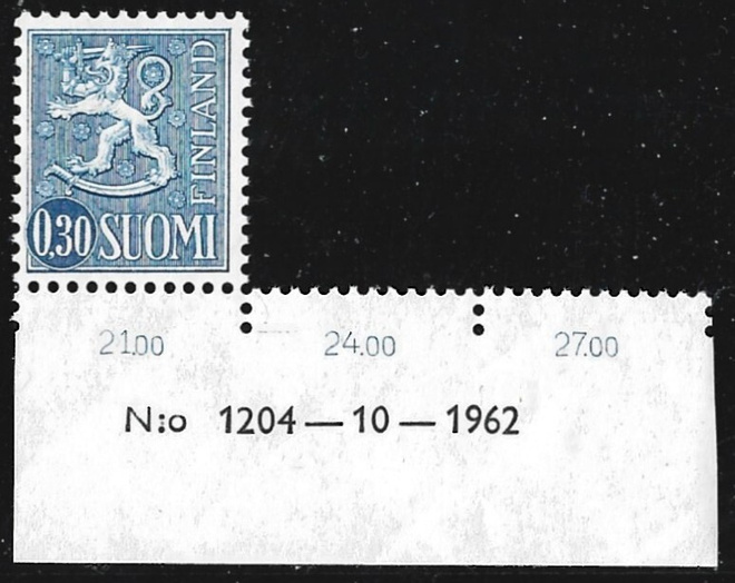 1963 M-63 Leijona 0,30 sin type I paper xTe ** LaPe 558 I x