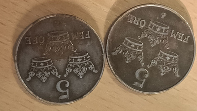 Ruotsi 5 öre -46.47.48.49
