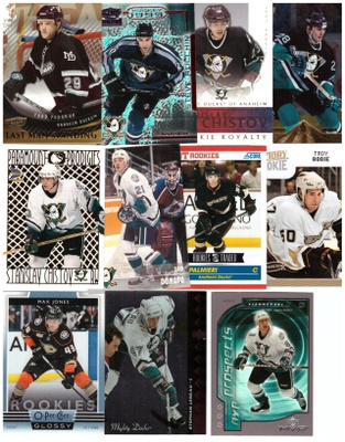 11 x ANAHEIM DUCKS Erikois/Parallel Rc ym. Kortteja