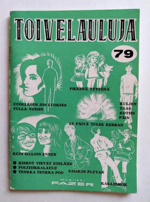 Toivelauluja 79 Musiikki Fazer 1/1969