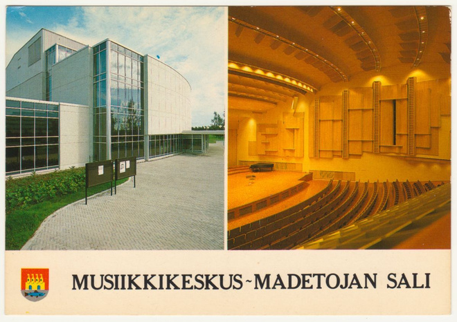 Oulu musiikkikeskus + erikoisleima 1987